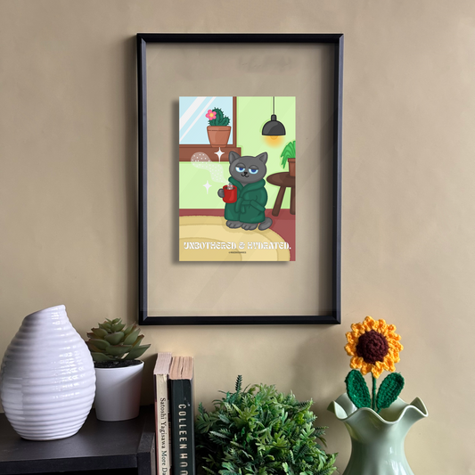 Unbothered & Hydrated Floating Frame