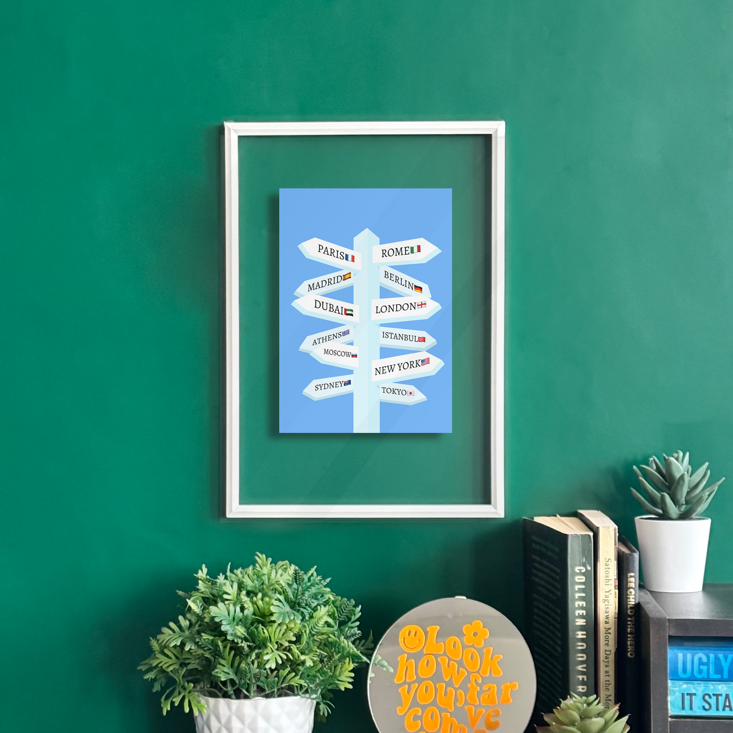 The World is waiting Floating Frame