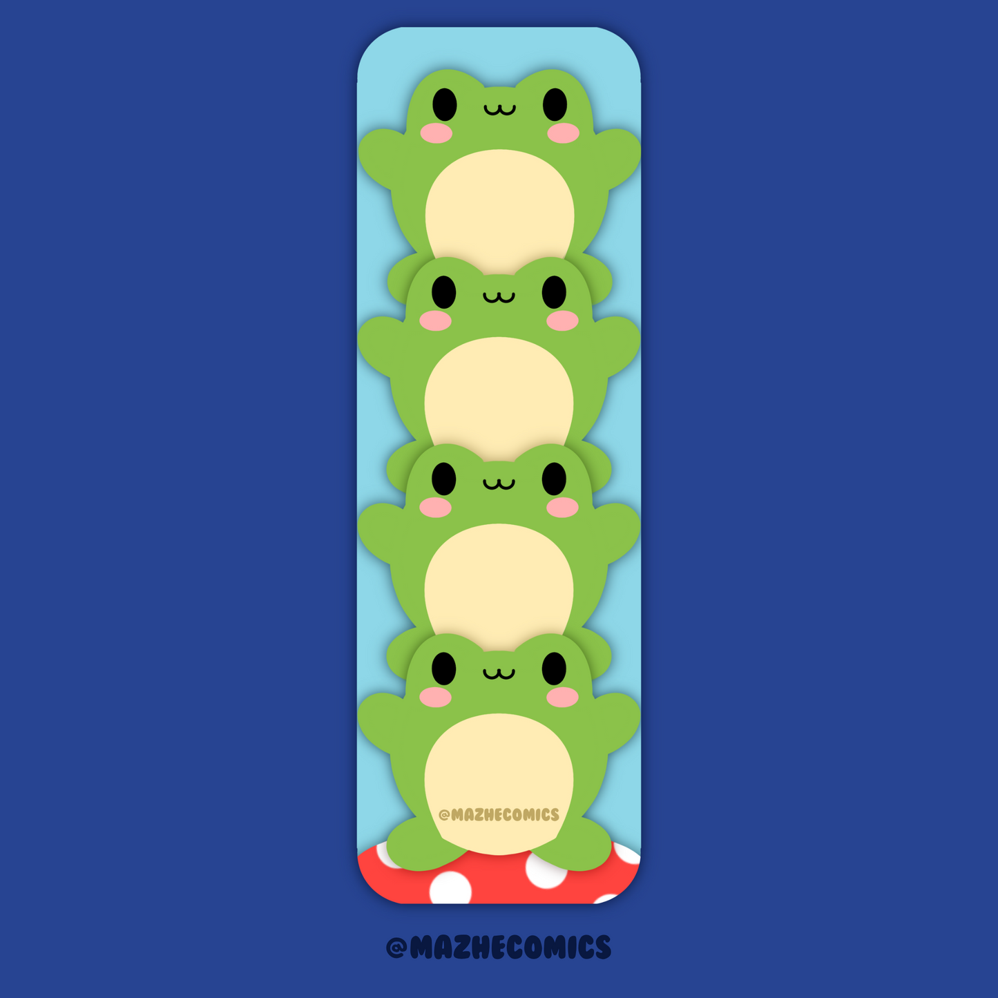 Froggy Long Bookmark