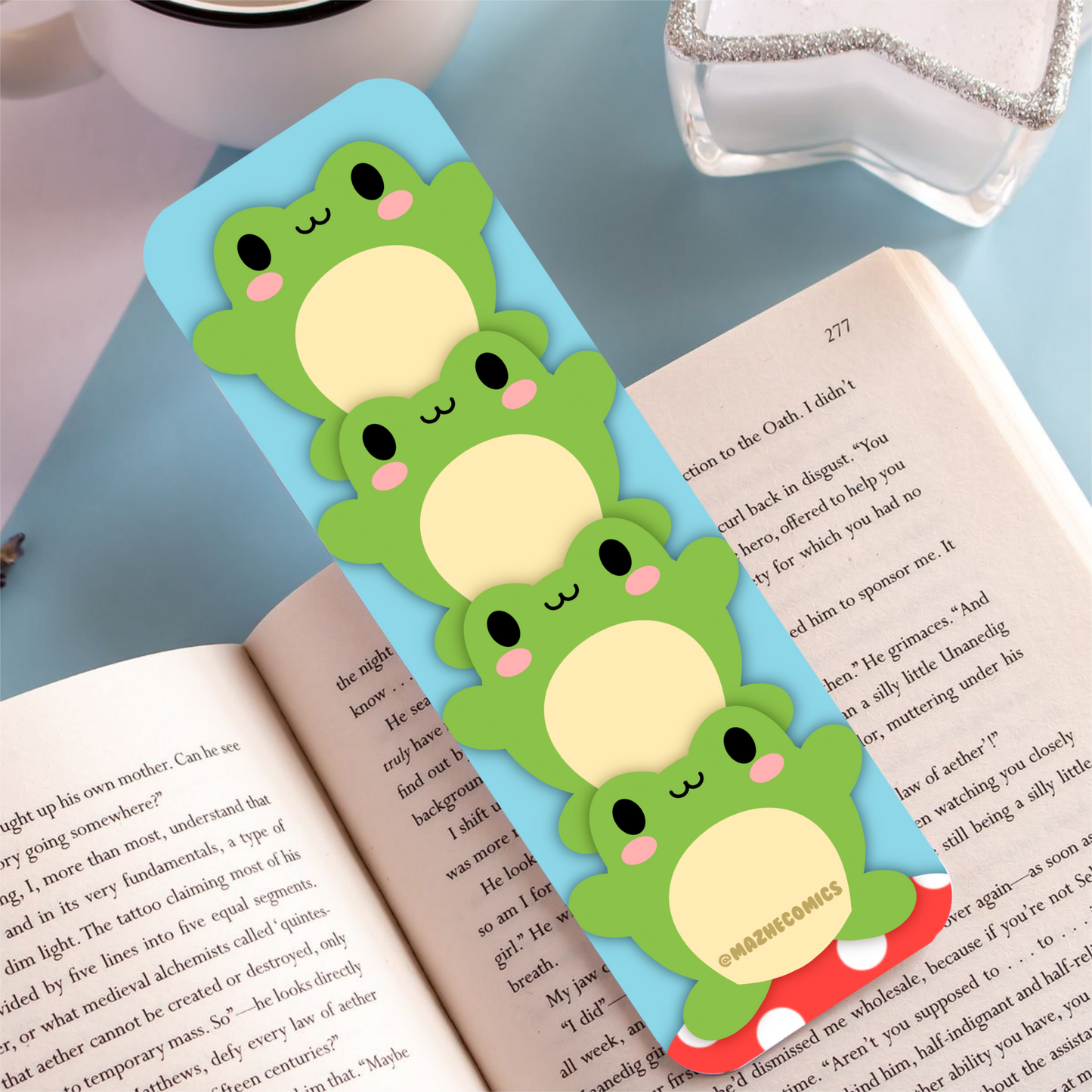 Froggy Long Bookmark