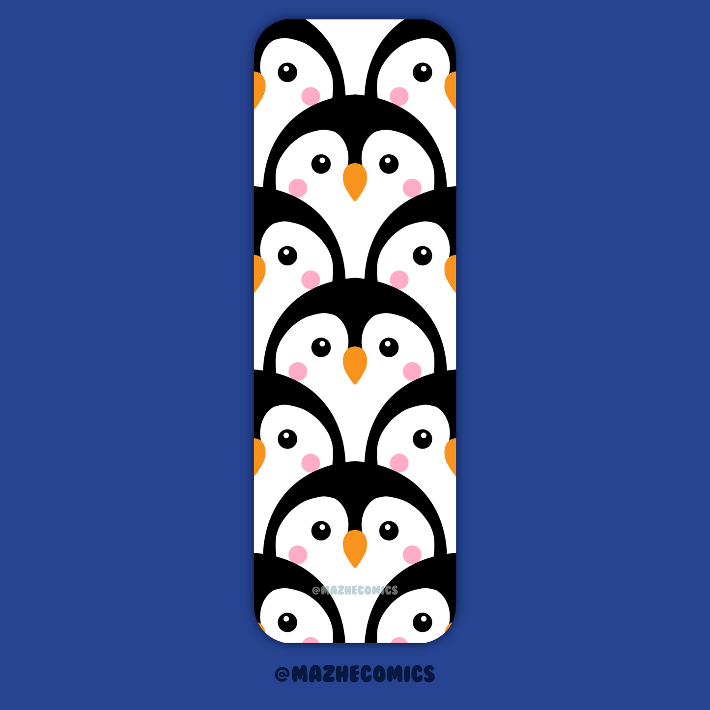 Penguini Long Bookmark