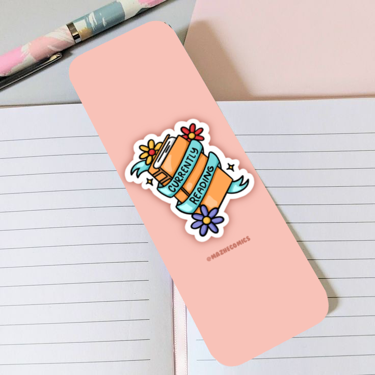 Currently Reading Long Bookmark