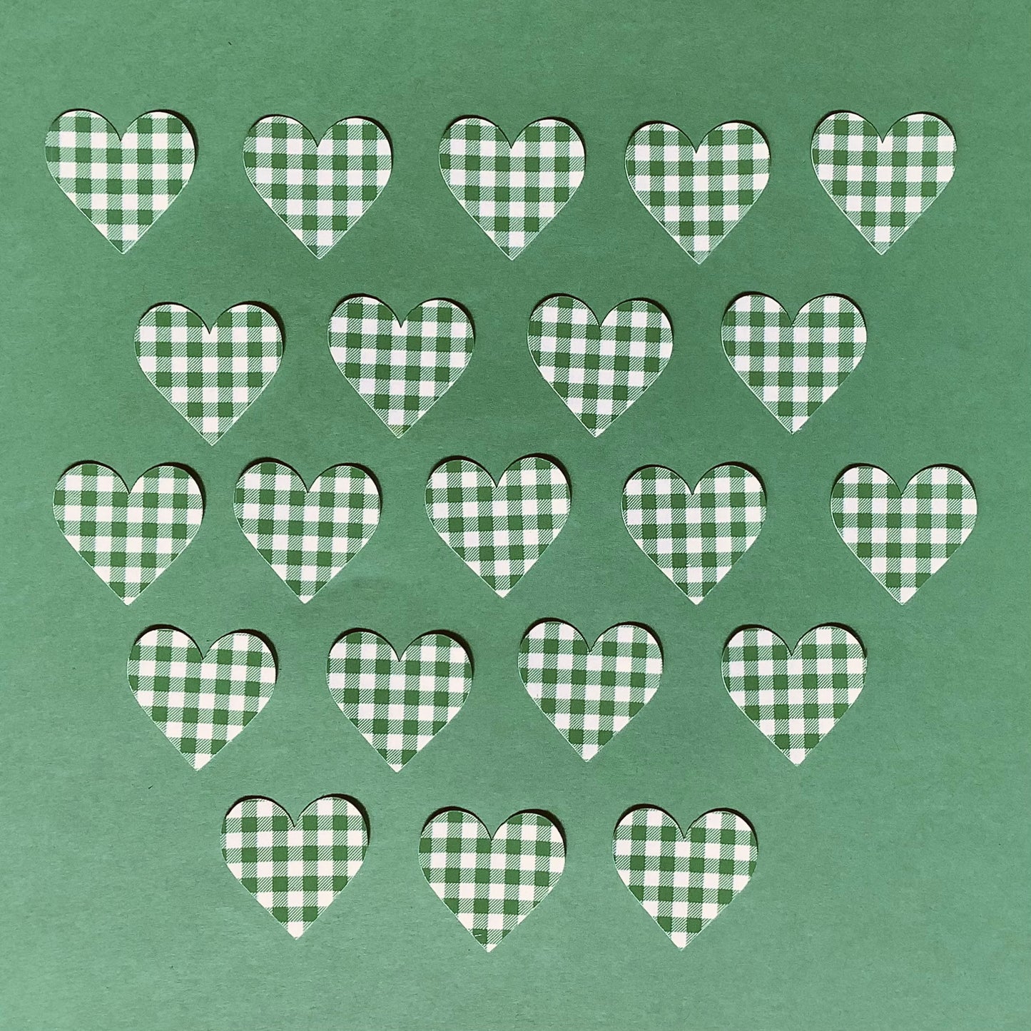 Gingham Hearts (50pcs)