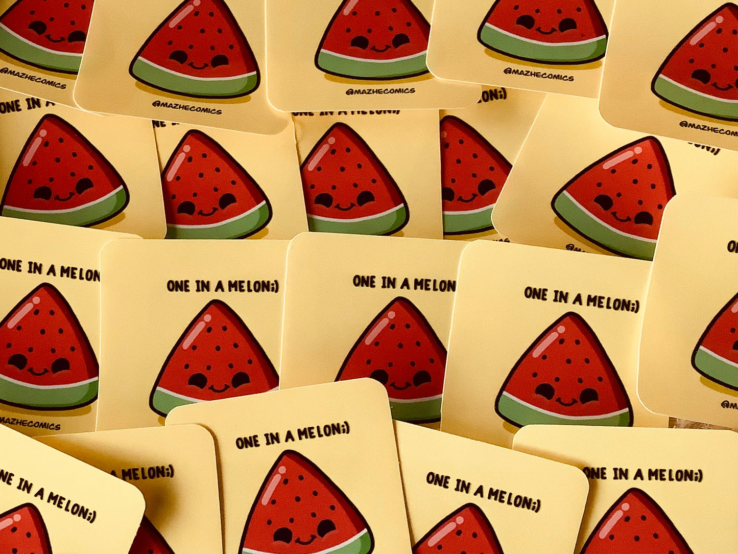 Squared Punny Stickers (50pcs)
