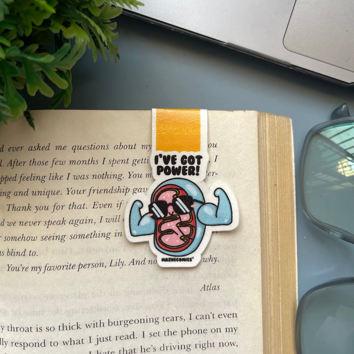 Mitochondria Magnetic Bookmark