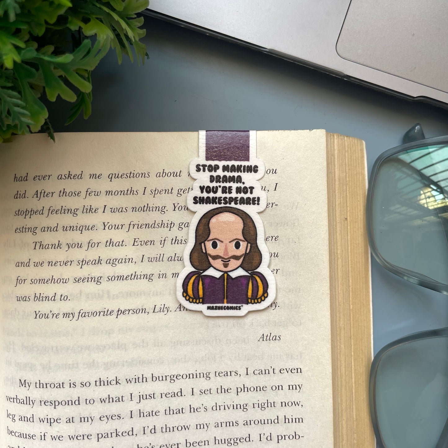 Shakespeare Magnetic Bookmark