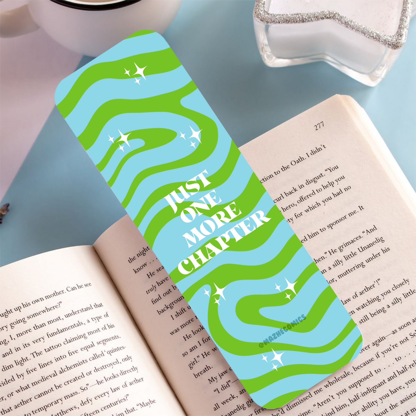 Just One More Chapter Long Bookmark