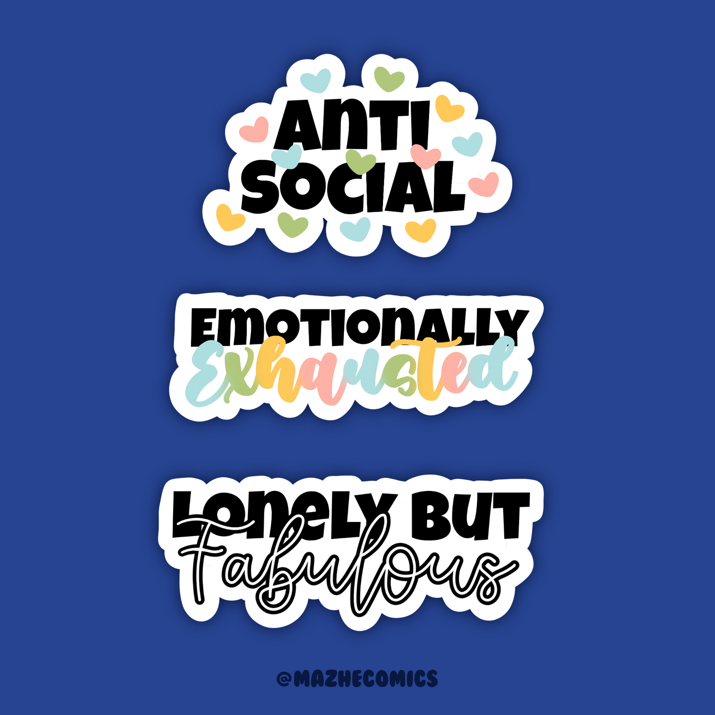 The Loners Club (3pcs)
