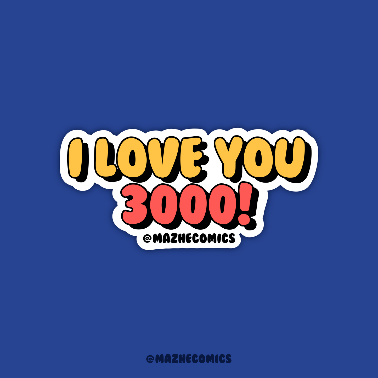 Love You 3000 (1pcs)