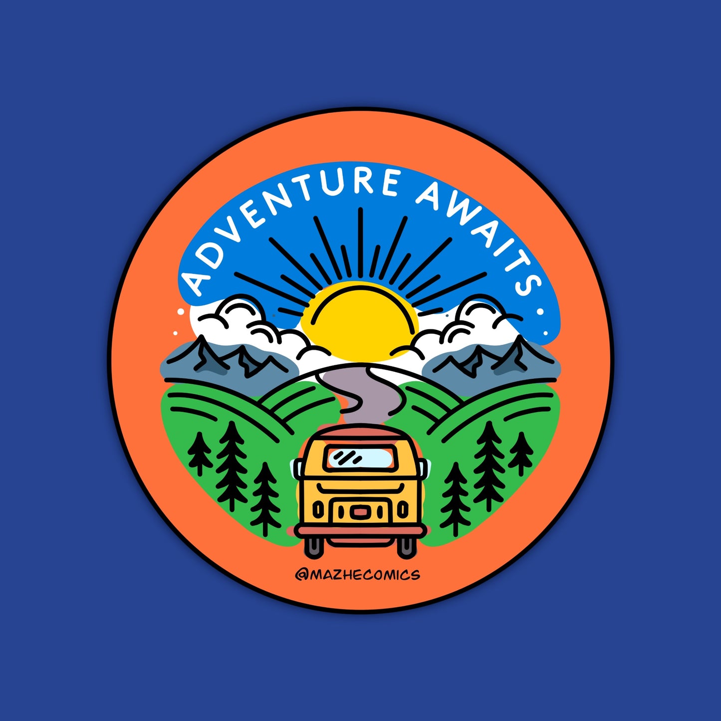 Adventure Awaits Phone Grip