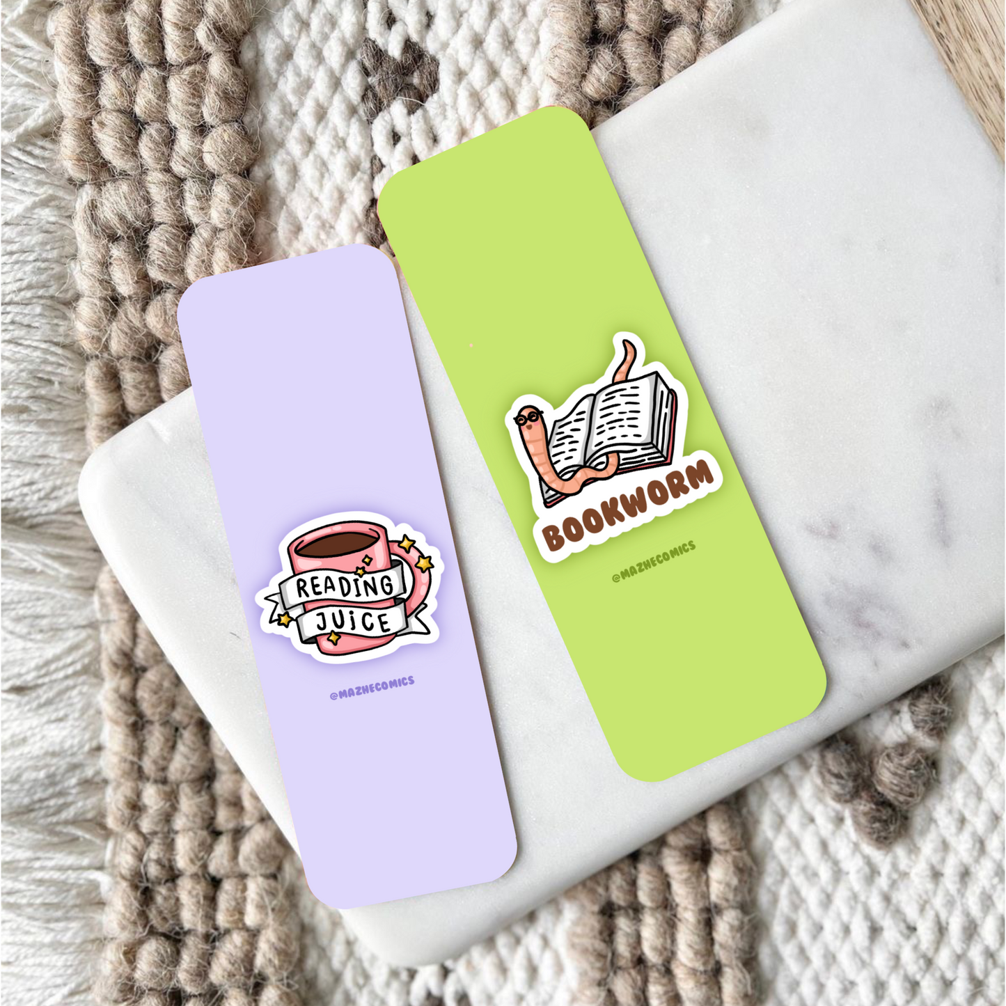Set of 2 Relatable Long Bookmark