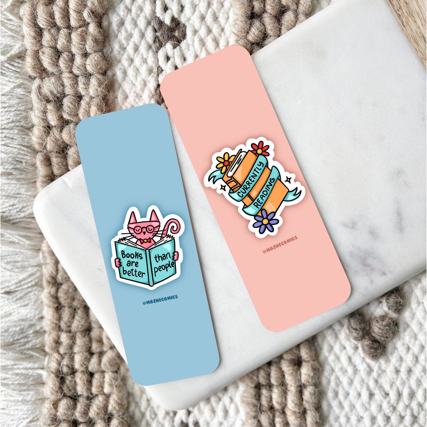 Set of 2 Relatable Sassy Long Bookmark