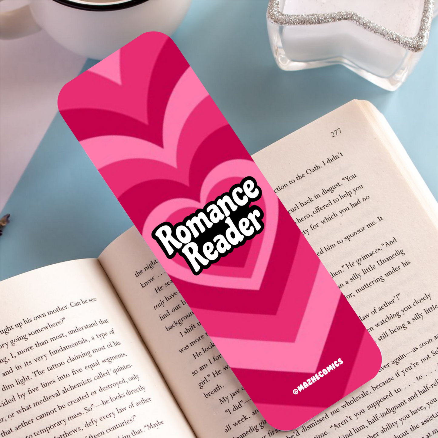 Romance Reader Long Bookmark