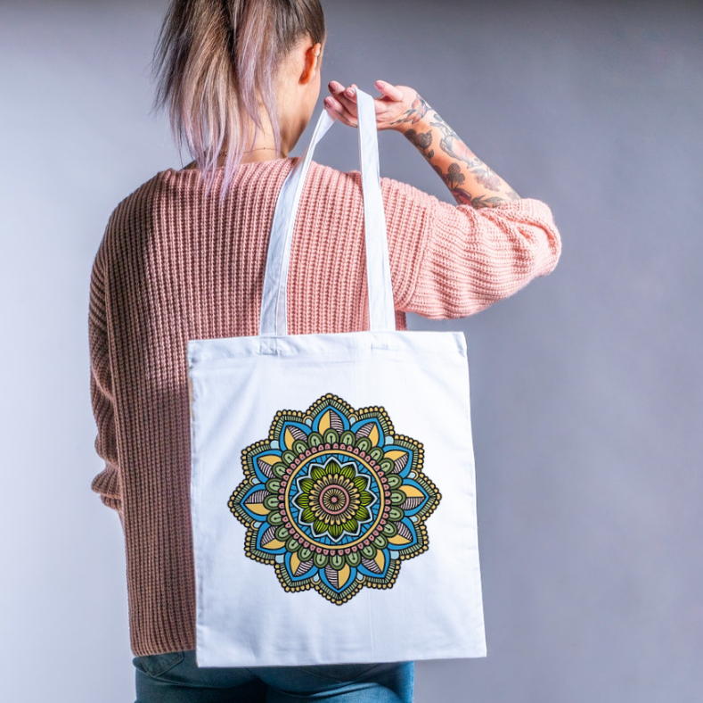 Intricate Mandala Tote Bag