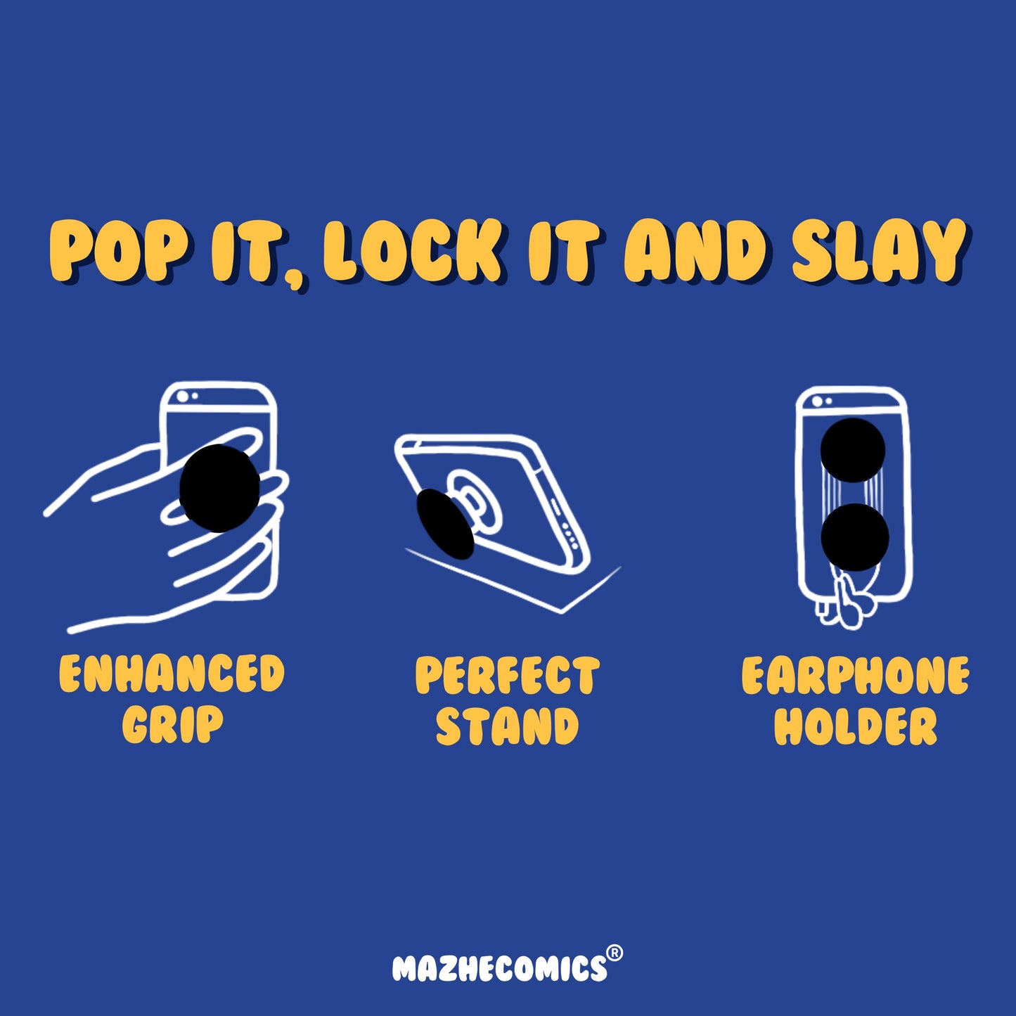 90's Kid Phone Grip