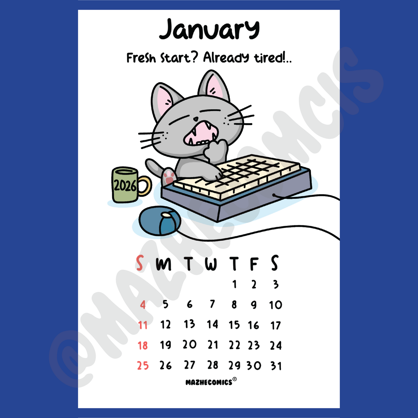 You’ve Got This 2026 Calender