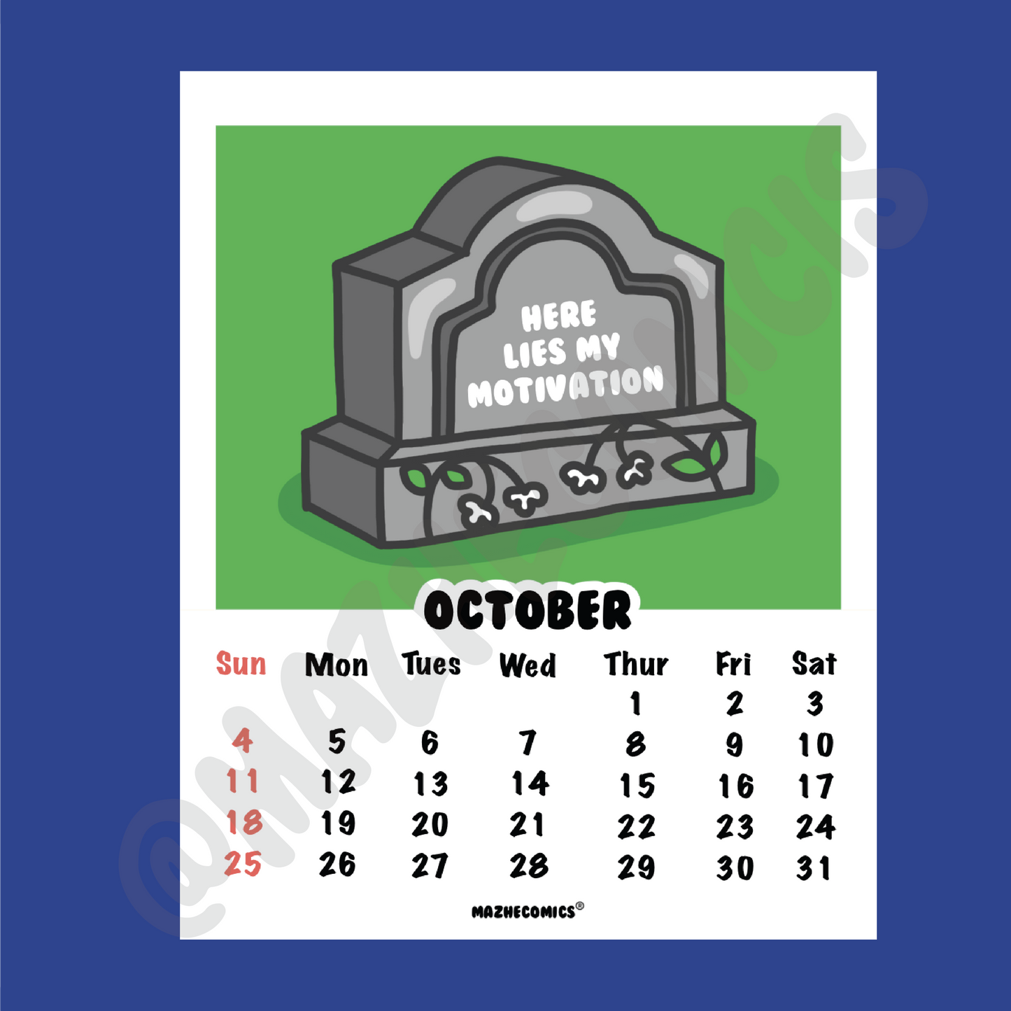 Hang In There 2026 Calendar