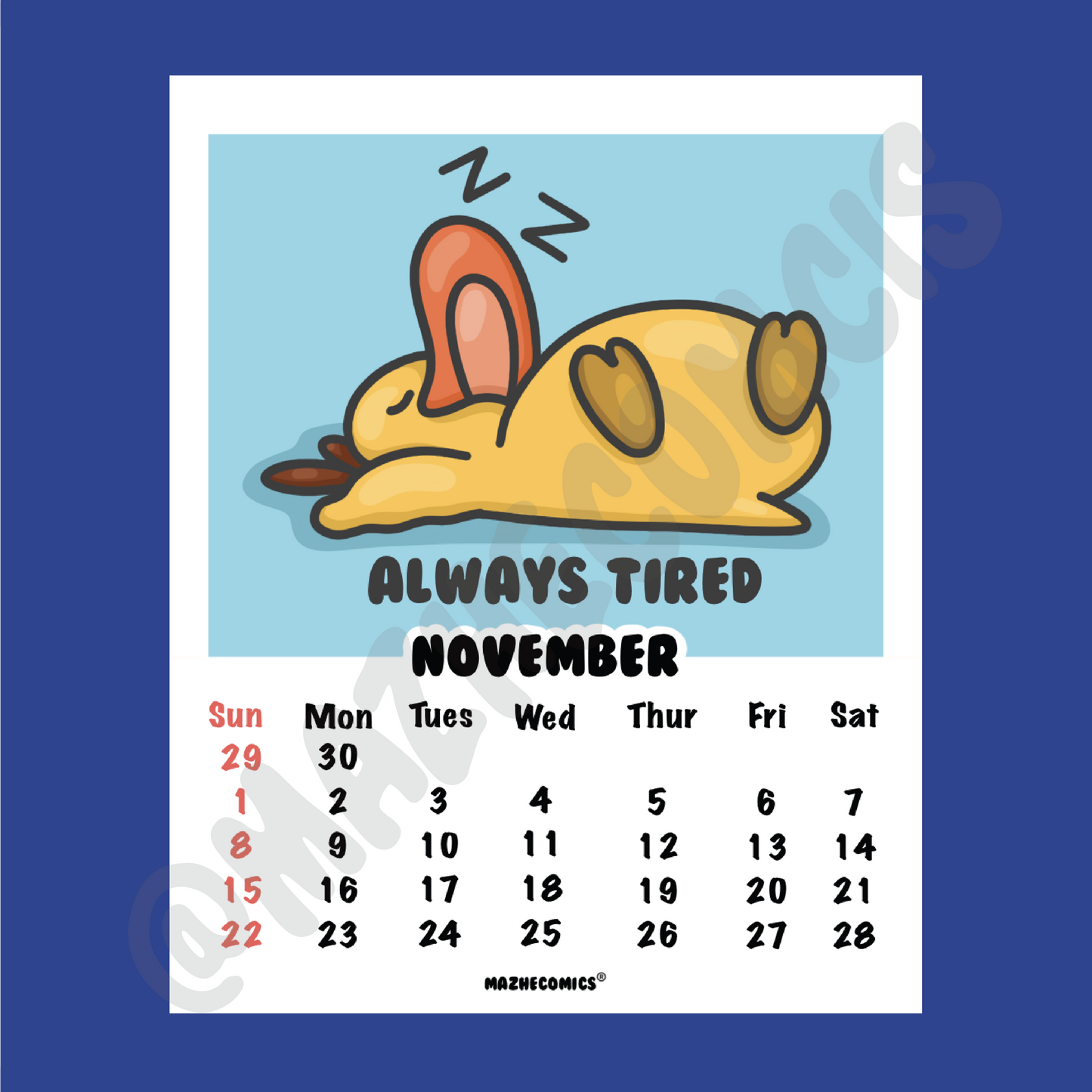 Hang In There 2026 Calendar