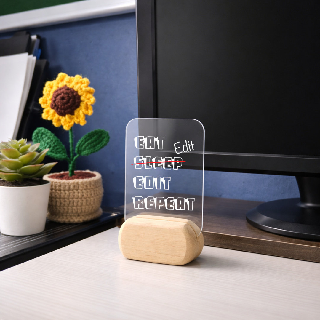 Editer on duty  Desk Standee