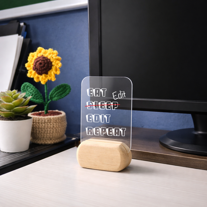 Editer on duty  Desk Standee