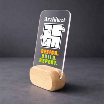 The Architect Desk Standee