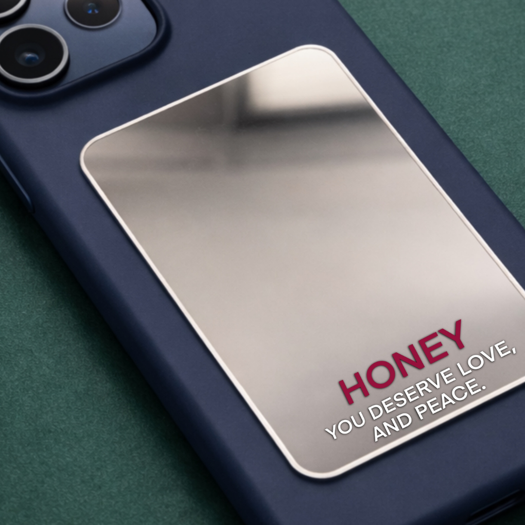 Love and Peace Phone Mirror