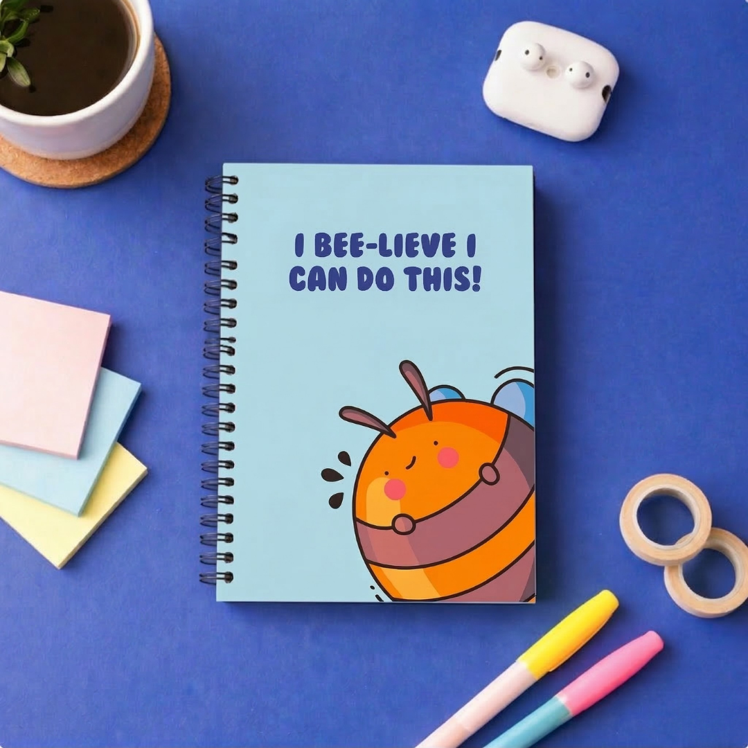 Small I Bee-lieve Premium Notebook