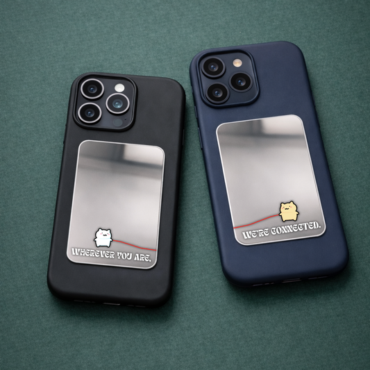 We Are Connected Phone Mirror Set