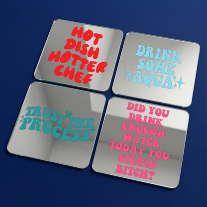 Get Your Sh*t Together Affirmation Mirror Set (4pcs)