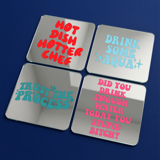 Get Your Sh*t Together Affirmation Mirror Set (4pcs)