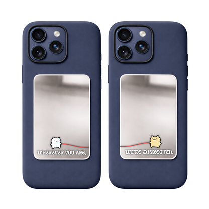 We Are Connected Phone Mirror Set