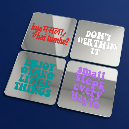Relax, You’re Fine Affirmation Mirror Set (4pcs)