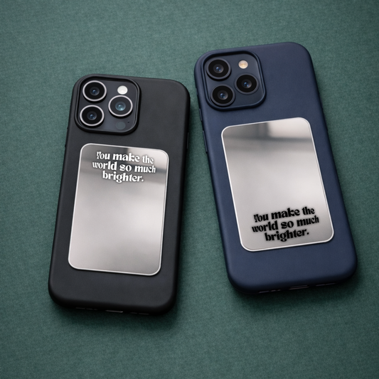 Make My World Go Brighter Phone Mirror Set