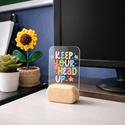 One Day at a Time Desk Standee