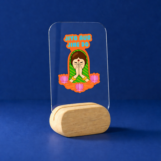 Jiyo Aur Jine Do Desk Standee