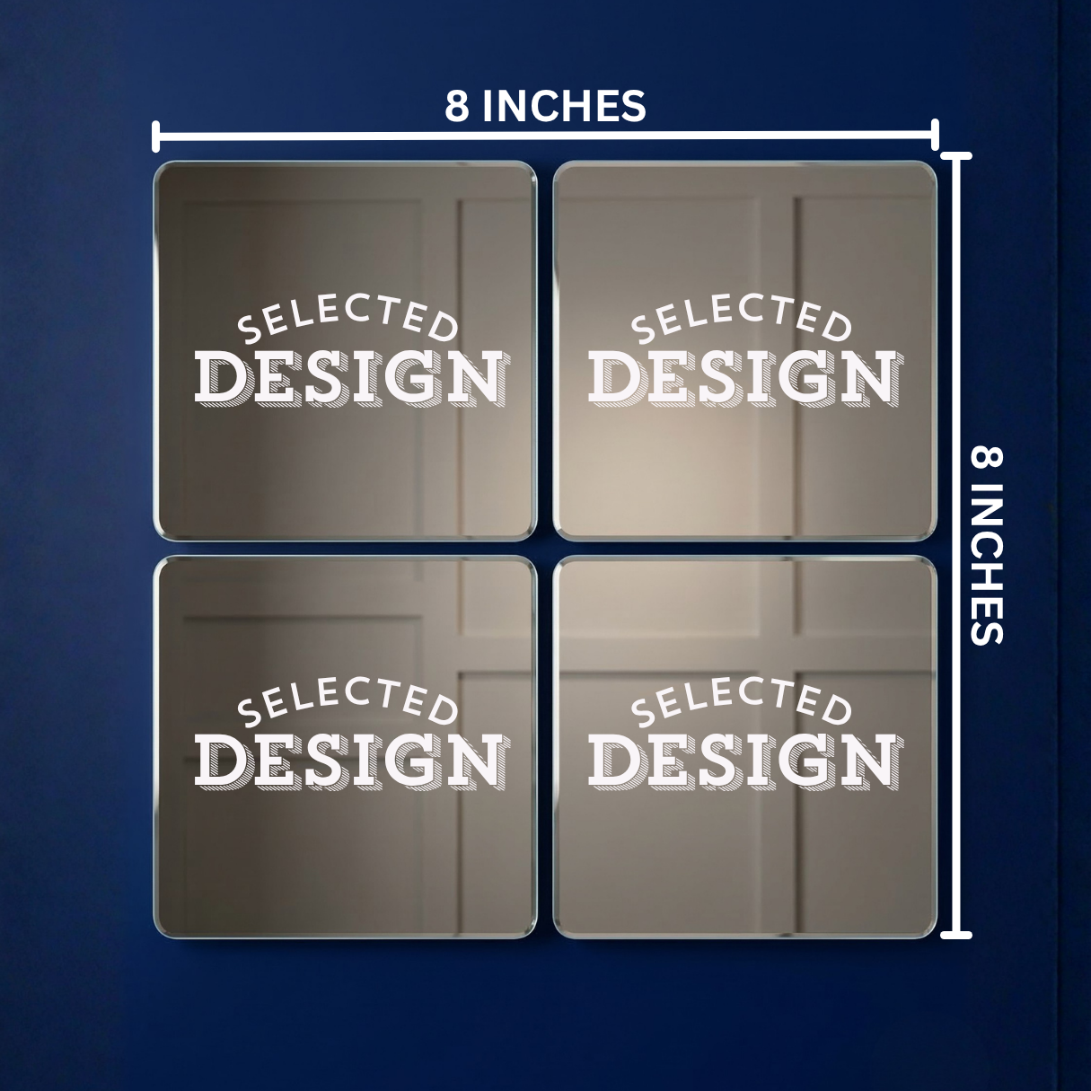 Feel Good Energy  Affirmation Mirror Set (4pcs)