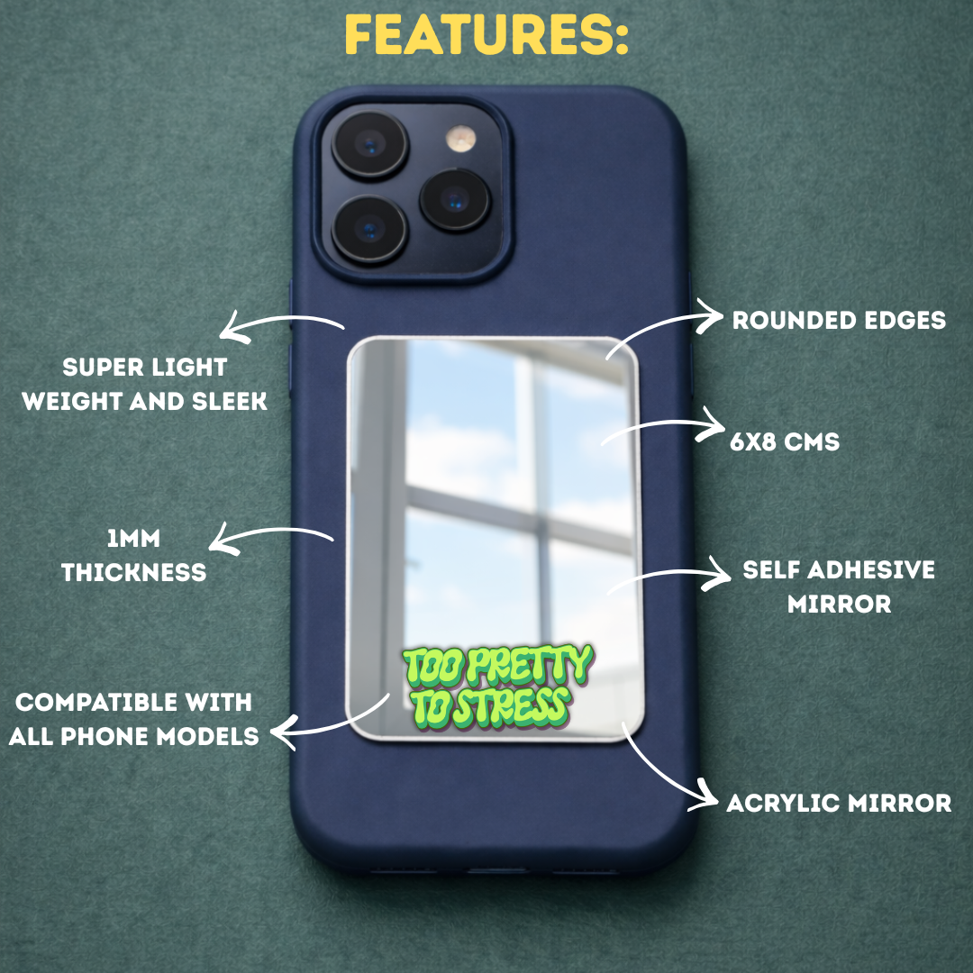 I am The Main Character Phone Mirror