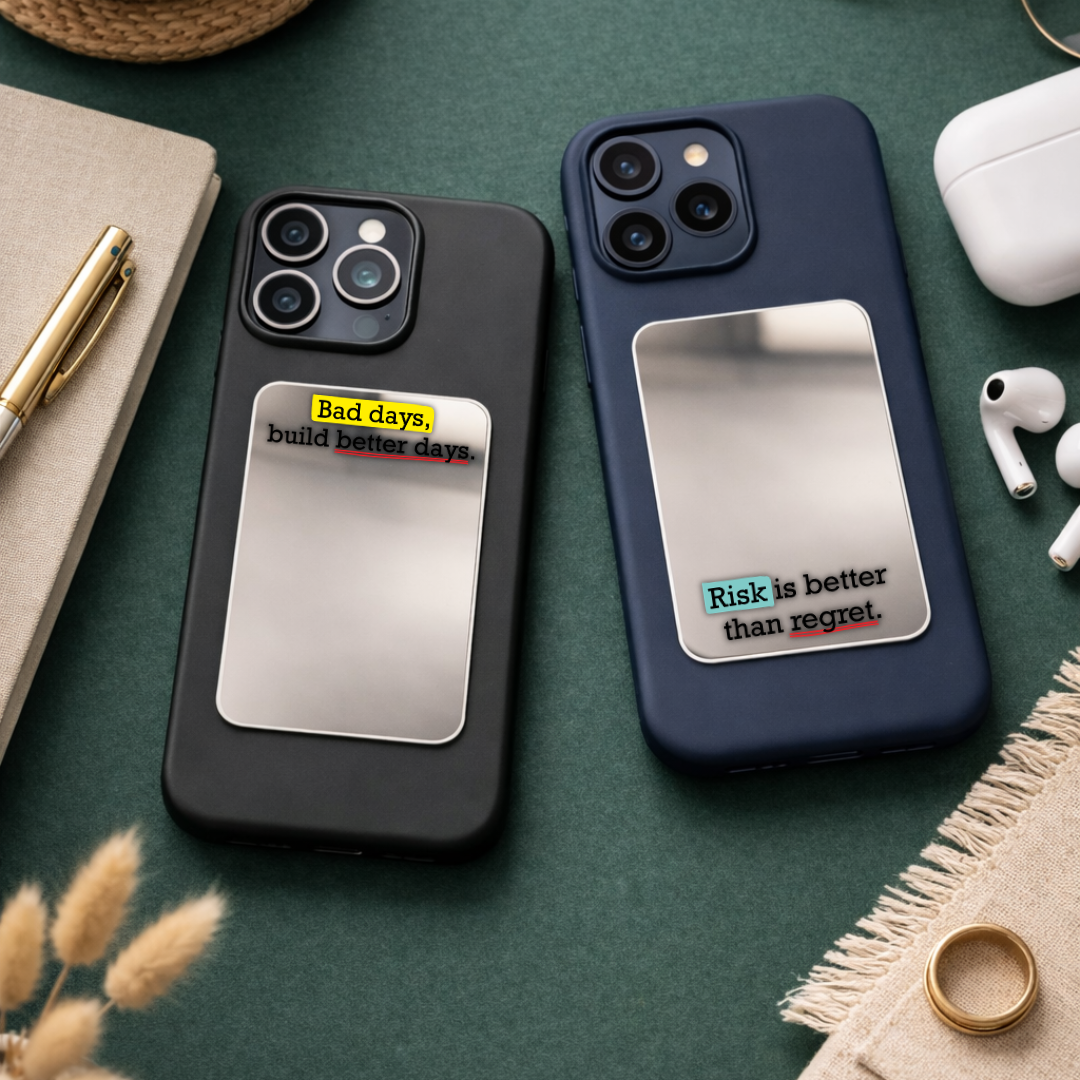 Rich Risk Phone Mirror Set