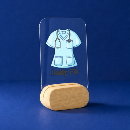 Doc's Daily Fit Desk Standee