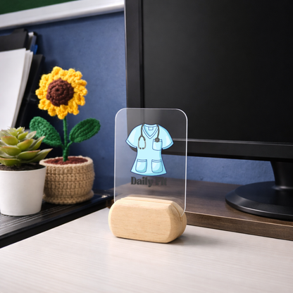 Doc's Daily Fit Desk Standee