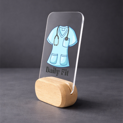 Doc's Daily Fit Desk Standee