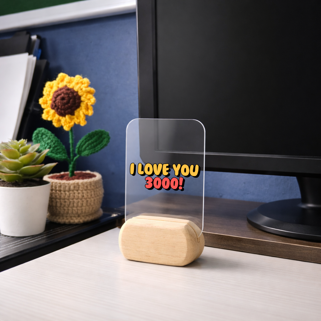 I love You 3000 Desk Standee