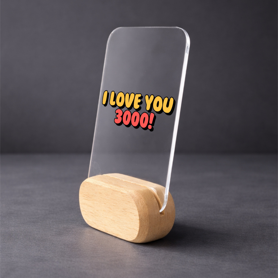 I love You 3000 Desk Standee
