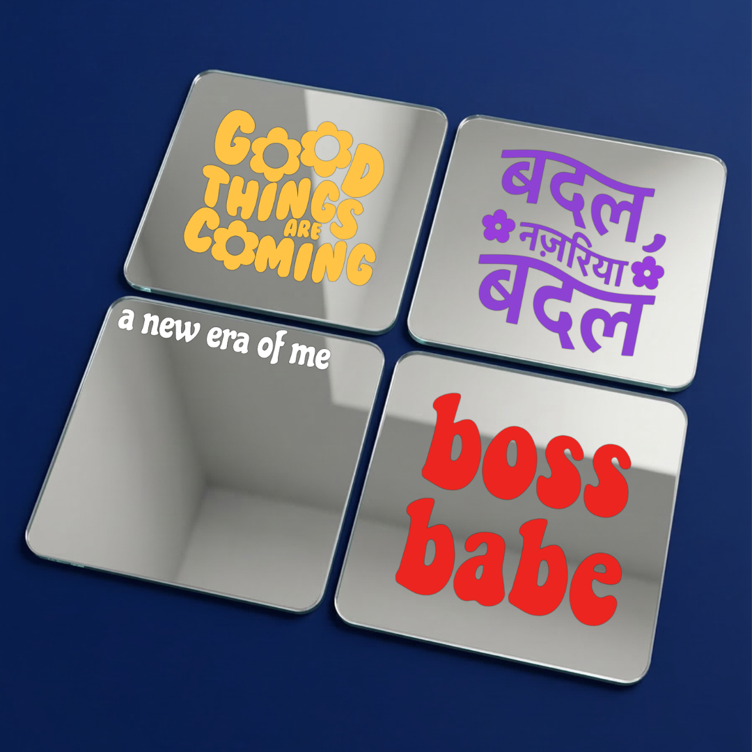 Main Character Era Affirmation Mirror Set (4pcs)