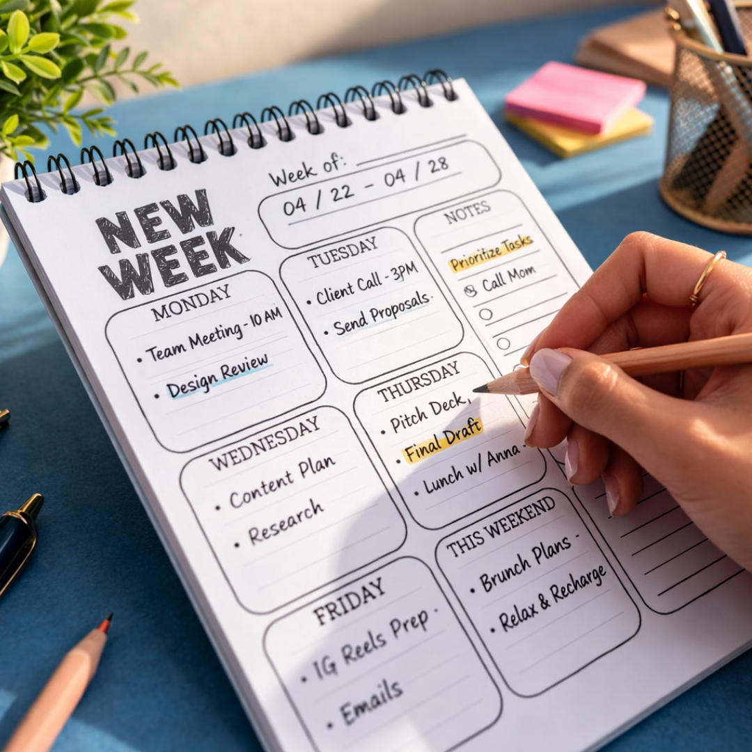 Work Work Work Weekly Planner