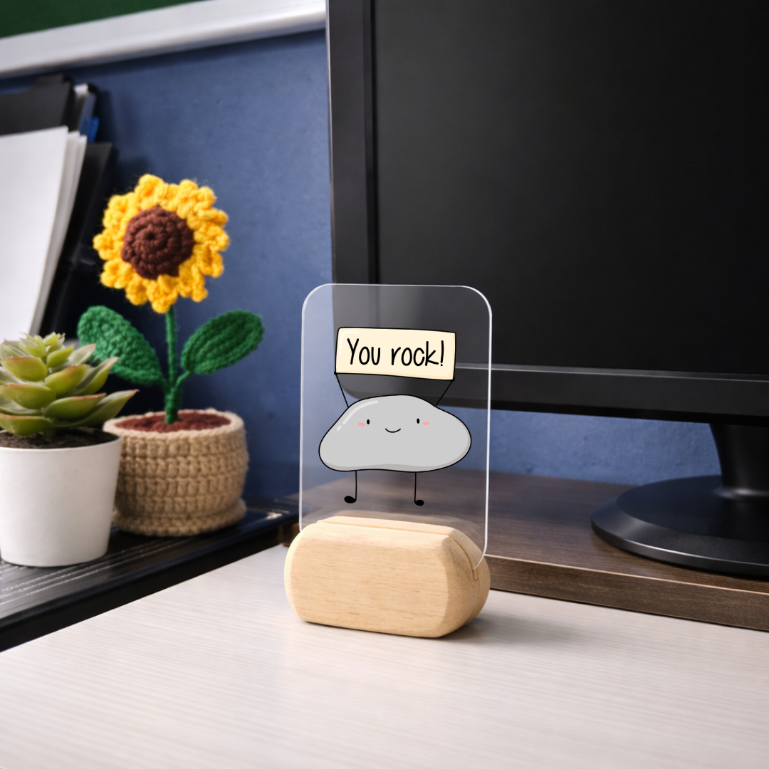 You Rock! Desk Standee