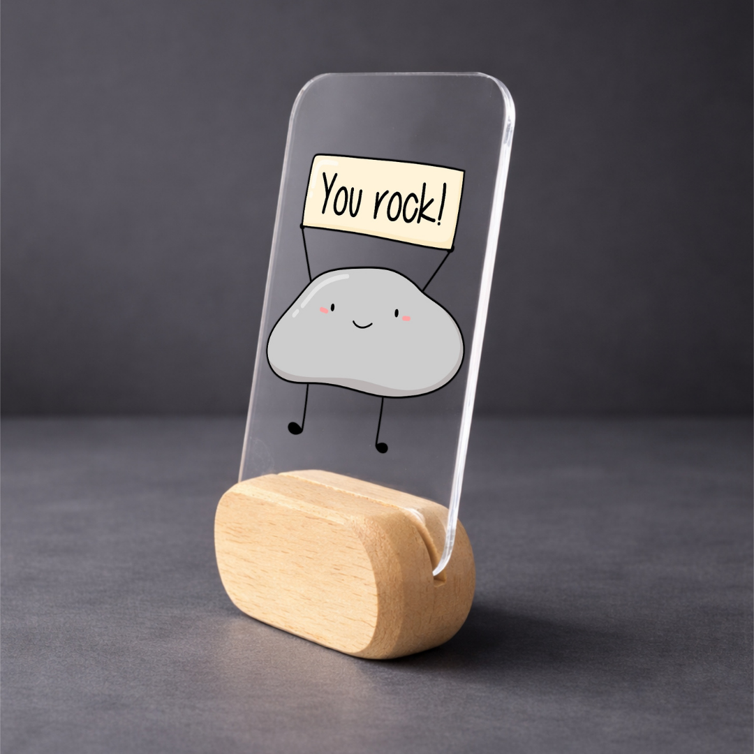 You Rock! Desk Standee