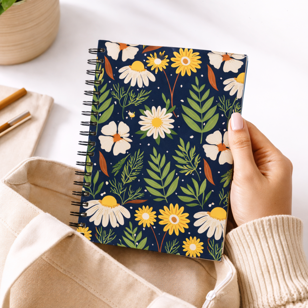 Happy Floral Premium Notebook