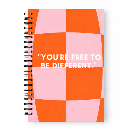 You're Free To Be Different Premium Notebook