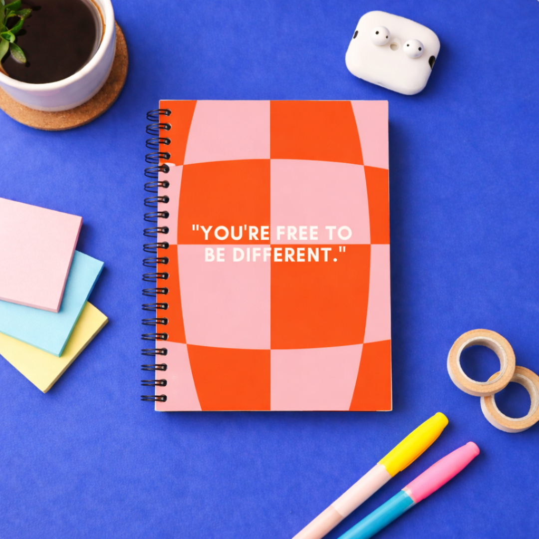 You're Free To Be Different Premium Notebook